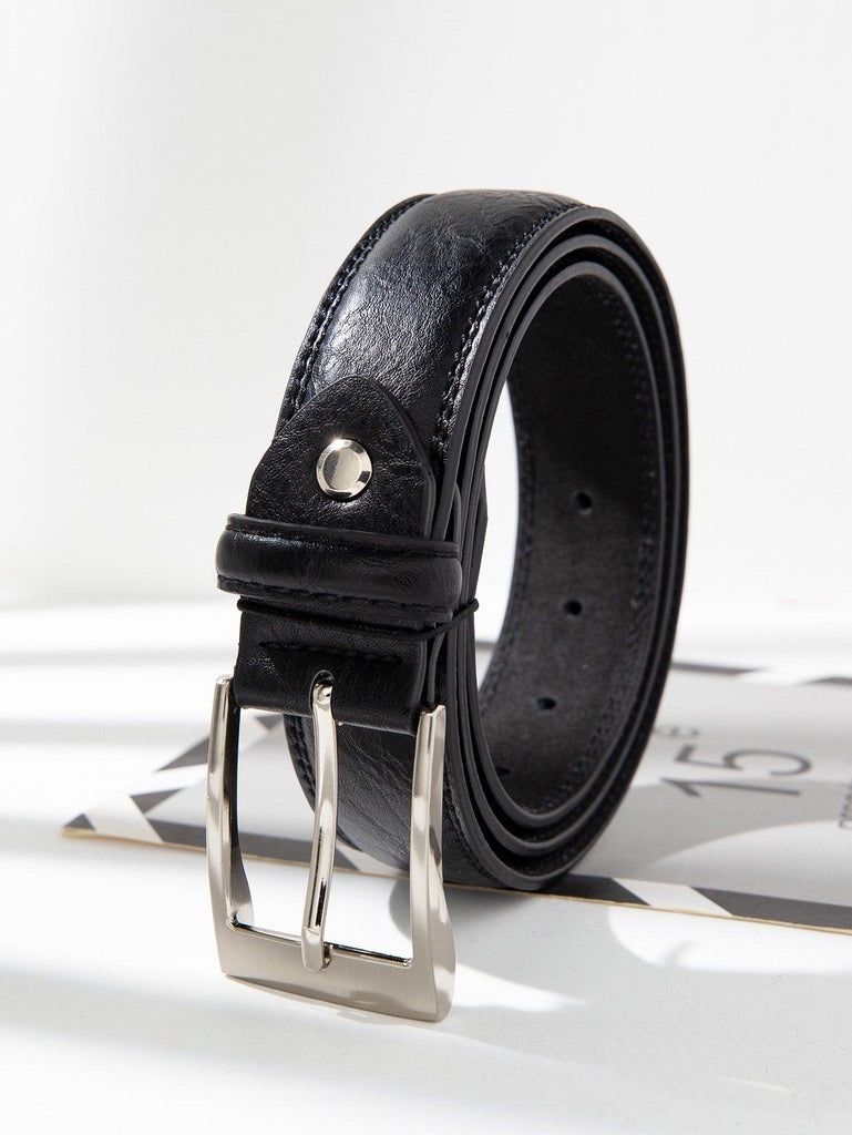 Men PU Leather Casual Belt - Men Belts & Suspenders Black / one-size Constant Lavida