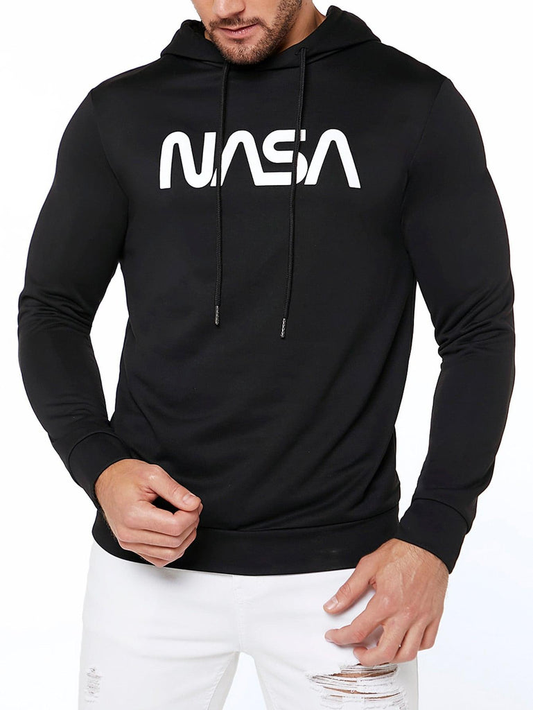 Men Nasa Hoodie - Men Sweatshirts Black / S Constant Lavida